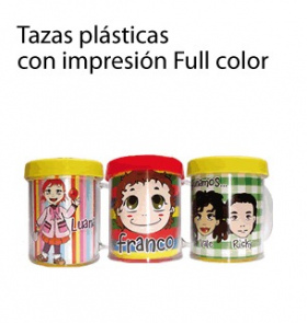 Tazas plásticas